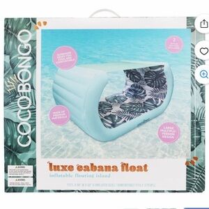 Luxe Cabana Float - Blue and White